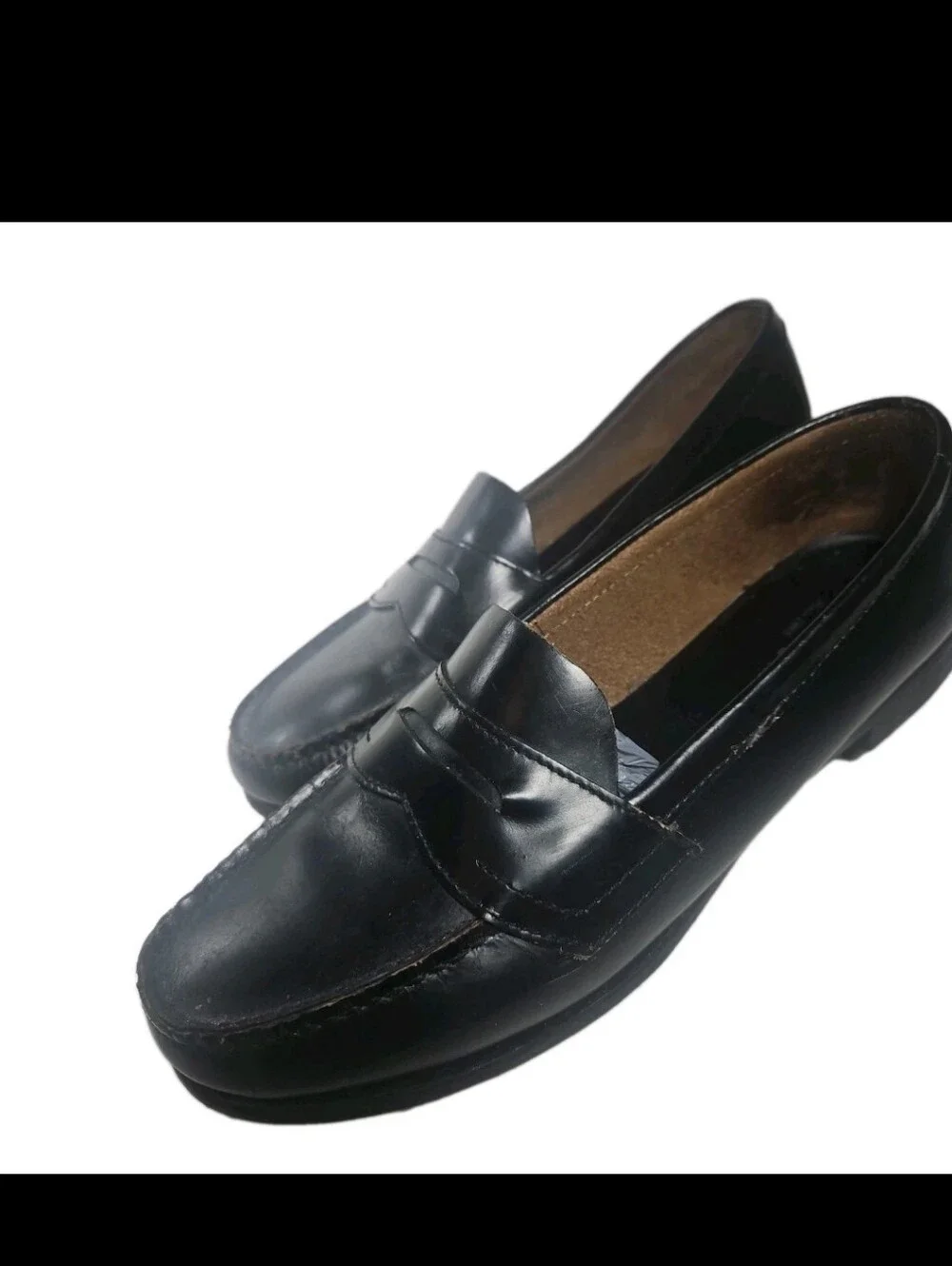 Eastland Women Sz10M Black Leather Classic II Penny Loafer Shoe  SN3921[7E